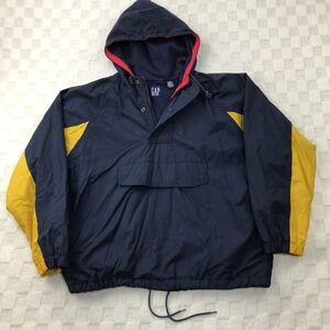 Vintage GAP Jacket Mens Medium Anorak Pullover 1/2 Zip Baggy Loose 90s Y2K Skate